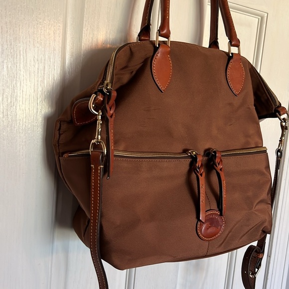 Dooney & Bourke brown canvas bag EUC - Picture 5 of 16